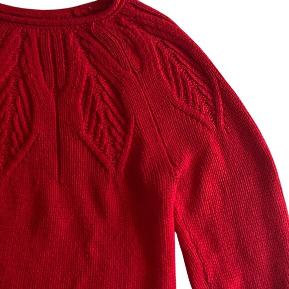 Chaps Women's Red Crewneck Pullover Sweater Size S - Picture 5 of 15